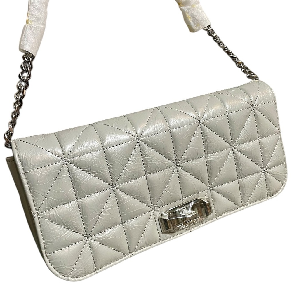Rebecca Minkoff Crinkled Dove Gray Nordstrom Anniversary Shoulder Bag New!